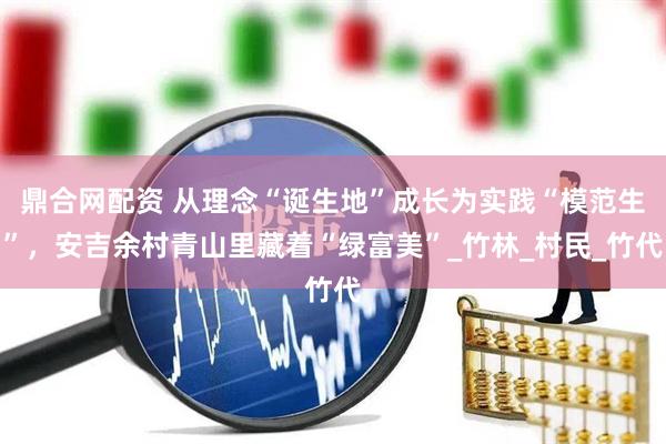 鼎合网配资 从理念“诞生地”成长为实践“模范生”，安吉余村青山里藏着“绿富美”_竹林_村民_竹代