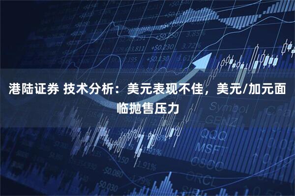 港陆证券 技术分析：美元表现不佳，美元/加元面临抛售压力